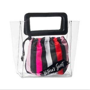 NWT Victoria’s Secret Clear Mini Tote Bag